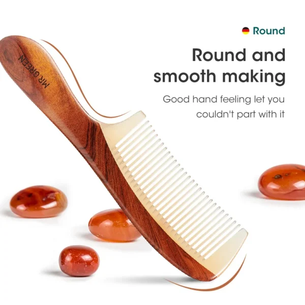 Natural Wood Comb - Image 6