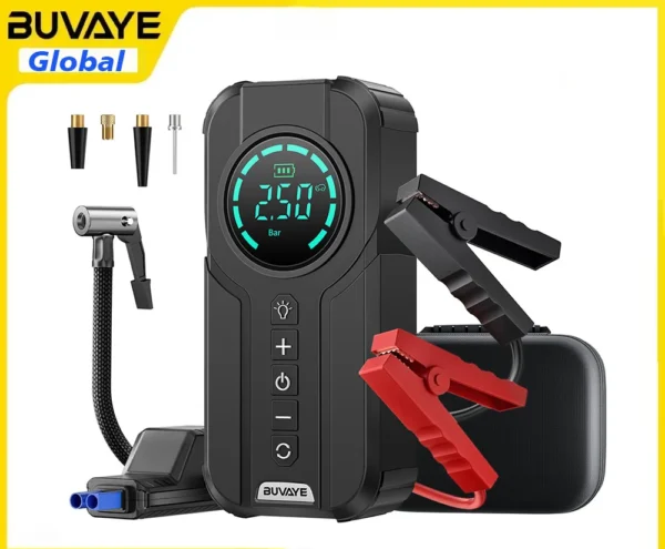 Portable Car Jump Starter and Air Compressor