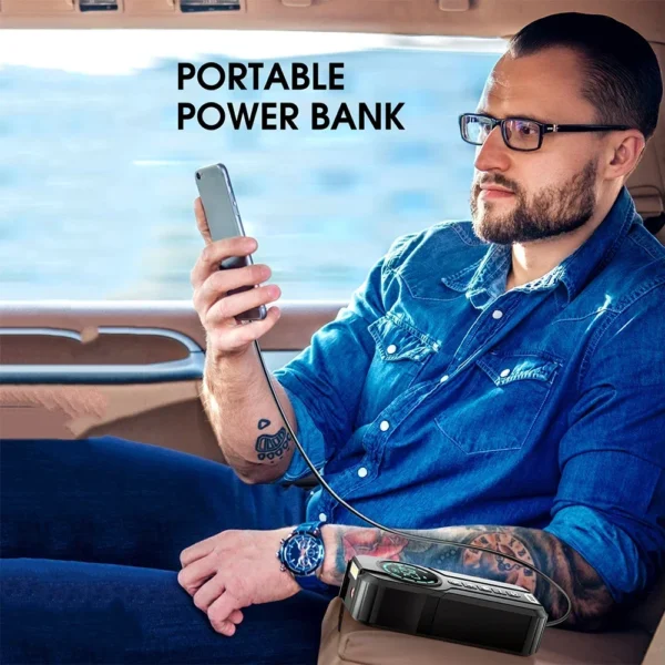 Portable Car Jump Starter and Air Compressor - Image 5