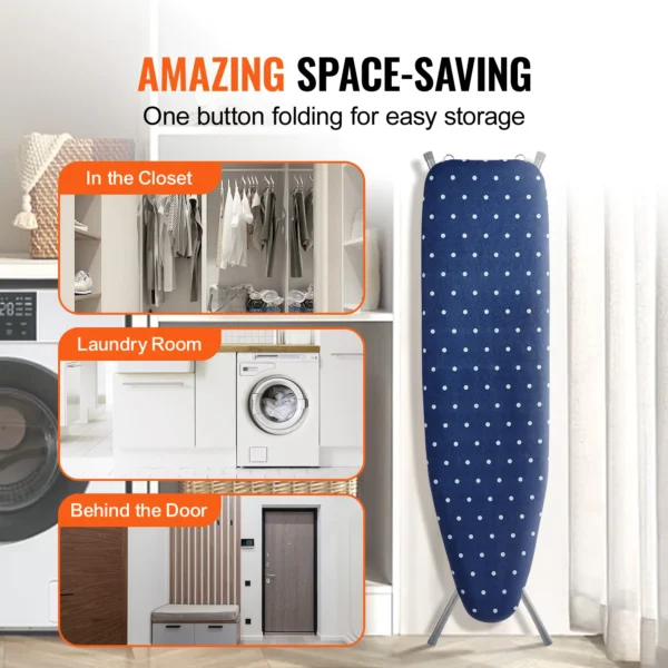 Full-Size Ironing Board With Removable And Washable Cover - Image 6