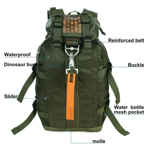 Waterproof Lightweight Backpack For Travel, Hiking - Image 3