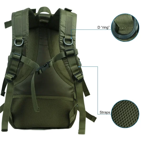 Waterproof Lightweight Backpack For Travel, Hiking - Image 5