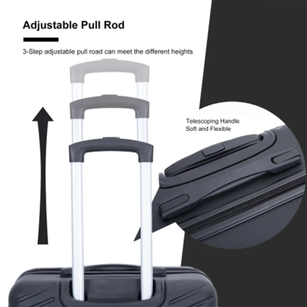 4-Piece Suitcase Set With Spinner Wheels - Image 5