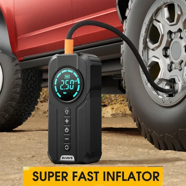 Portable Car Jump Starter and Air Compressor - Image 3