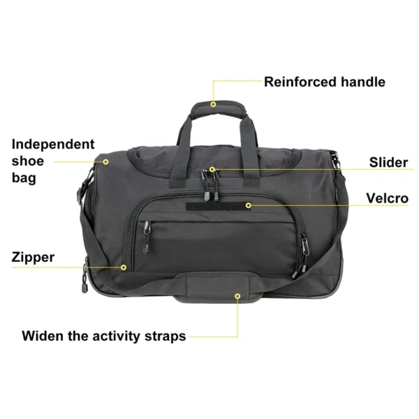 Waterproof Travel Duffel Bag For Outdoor And Fitness Training - Image 2