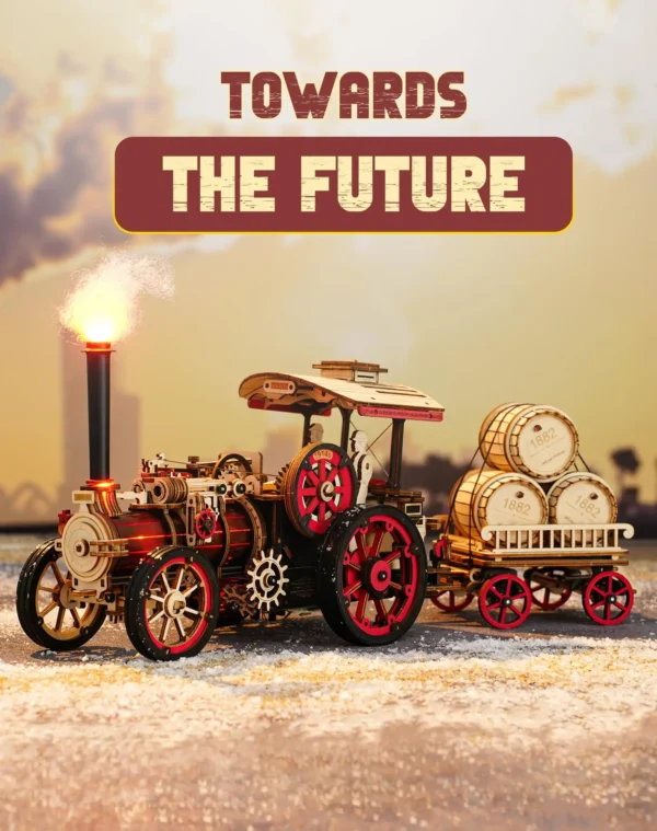 3D Wooden Puzzle Tractor - Image 6
