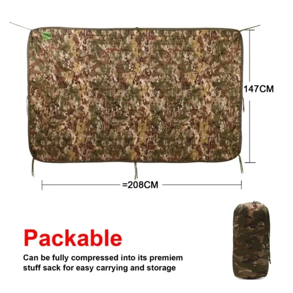 Water Repellent Blanket Suitable For Outdoor, Camping, Hiking - Image 3
