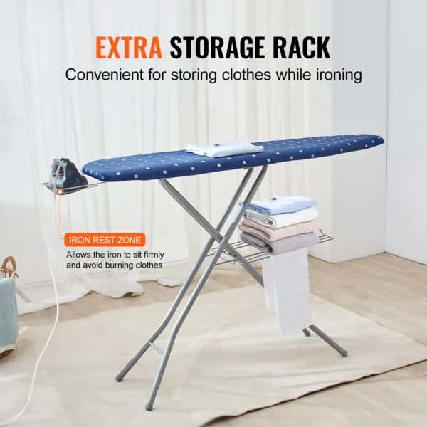 Full-Size Ironing Board With Removable And Washable Cover - Image 4