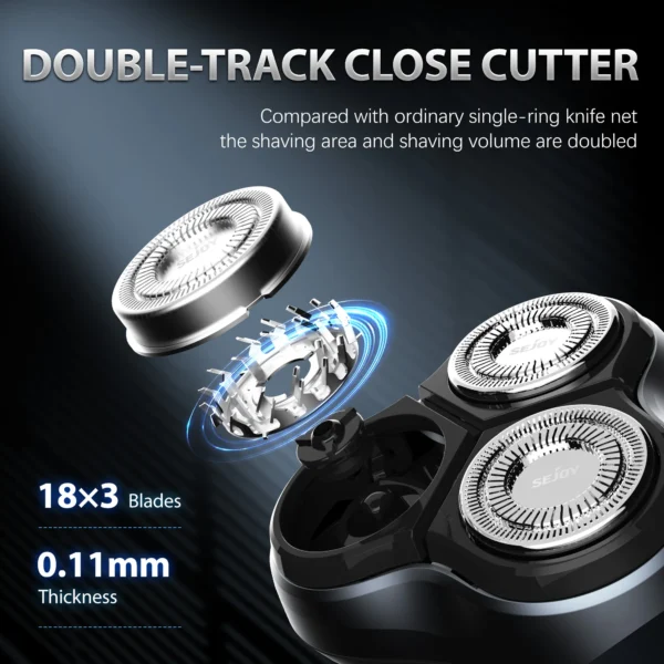 Electric Shaver With Washable Blade - Image 2