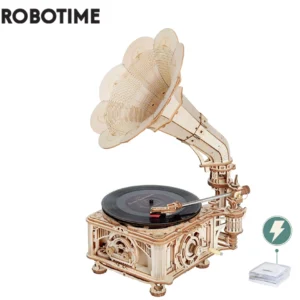 Wooden Model Classic Gramophone